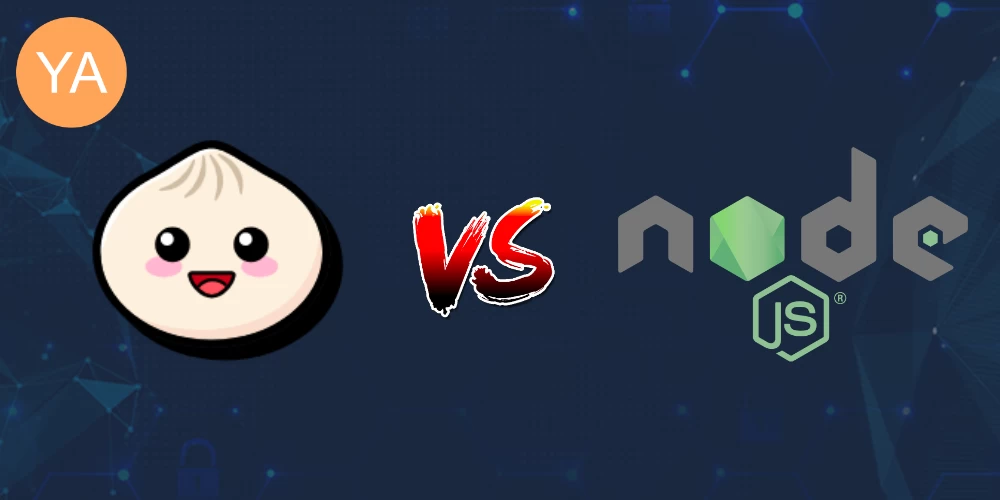Bun vs Node JS: Features and Performance banner