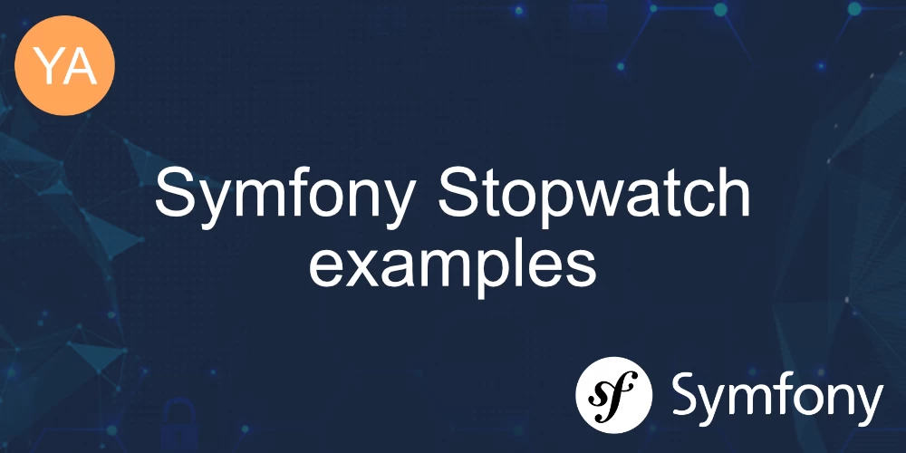 Symfony Stopwatch Example banner